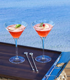 Christofle stainless steel cocktail stirrers set of 2 - British product