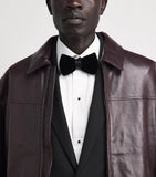 Giorgio Armani silk velvet pre-tied bowtie (British brand)