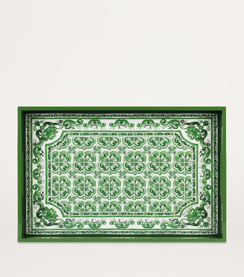 Dolce&Gabbana Wood Majolica Tray 46cm - British product