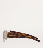 Saint Laurent Sl 740 pillowed square sunglasses - British product