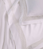Frette Balance Lace pillowcase 65cm, imported from the UK