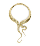Harrods Marina Rinaldi Textured Sculptural Gold-Tone Choker- Buy online at McGrocer