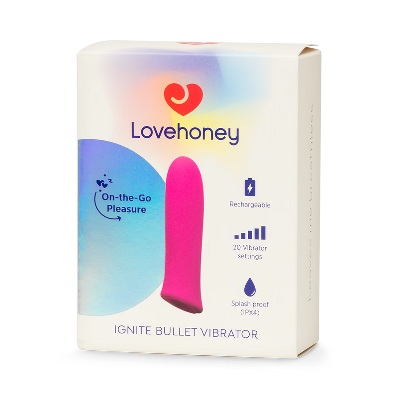 Lovehoney Ignite rechargeable bullet vibrator purple (British brand)