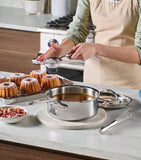 Hestan ProBond Luxe covered saucepan 18cm - British product