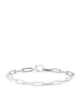 Harrods SHAY White Gold and Diamond Pavé Link Bracelet- Buy online at McGrocer