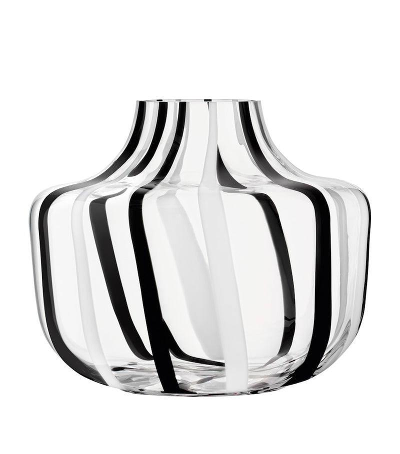 LSA International stripe vase 20cm, UK version