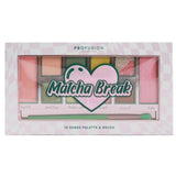 Superdrug Profusion Cosmetics Matcha Break 10 Shade Palette & Brush- Buy online at McGrocer