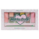Profusion Cosmetics Matcha Palette & Brush, imported from the UK