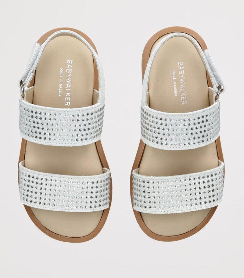 BabyWalker suede crystal-embellished sandals - British product