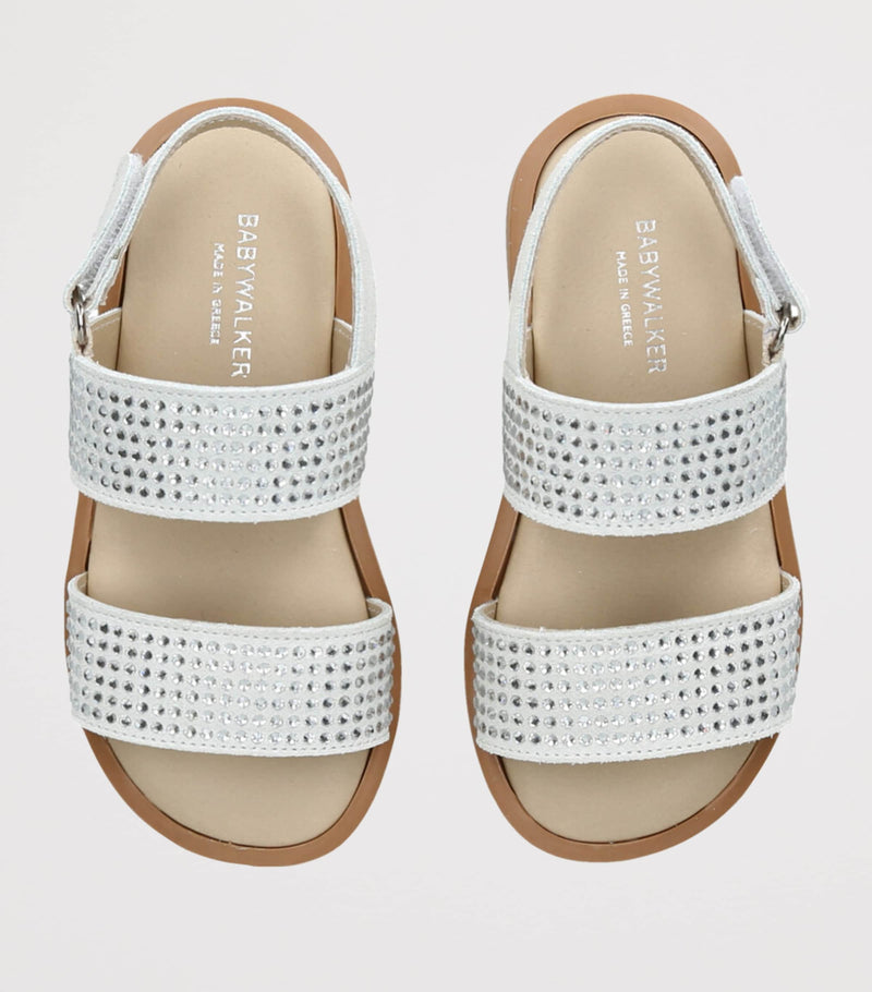 BabyWalker suede crystal-embellished sandals - British product
