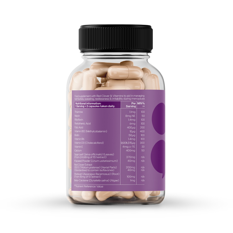 Paused Menopause supplement All In One Blend 60 capsules (British brand)
