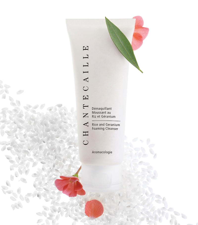 Chantecaille rice and geranium foaming cleanser - British product