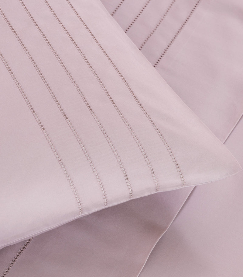 Frette Cotton Lush Ajour Oxford pillowcase set 51cm x 71cm - British product