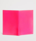 Comme des Garçons Wallet Super Fluo leather cardholder 7x11cm (British brand)