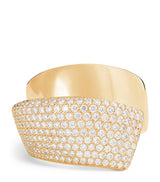 Harrods Engelbert Yellow Gold and Diamond Divino Ring- Buy online at McGrocer