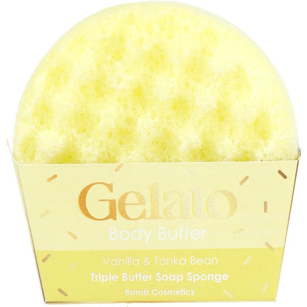 Bomb Cosmetics Gelato Body Buffer Vanilla & Tonka Bean 200g - British product