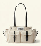 Prada Medium Leather Route tote bag, imported from the UK