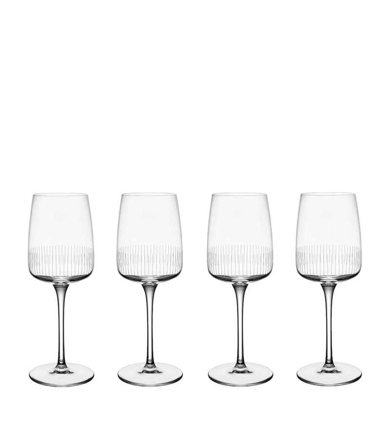 Villeroy & Boch Crystal Afina white wine glasses 125ml (British brand)