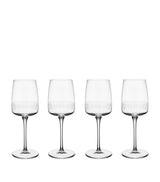 Harrods Villeroy & Boch Set of 4 Crystal Afina White Wine Glasses 125ml- Buy online at McGrocer