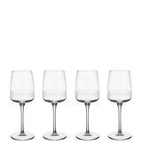 Harrods Villeroy & Boch Set of 4 Crystal Afina White Wine Glasses 125ml- Buy online at McGrocer