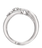 Boodles Raindance platinum diamond ring, imported from the UK