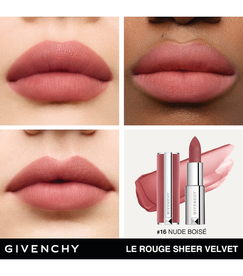 Givenchy Le Rouge Sheer Velvet Refillable Matte Lipstick, UK version