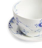 Royal Copenhagen Blue Elements teacup and saucer set, imported from the UK