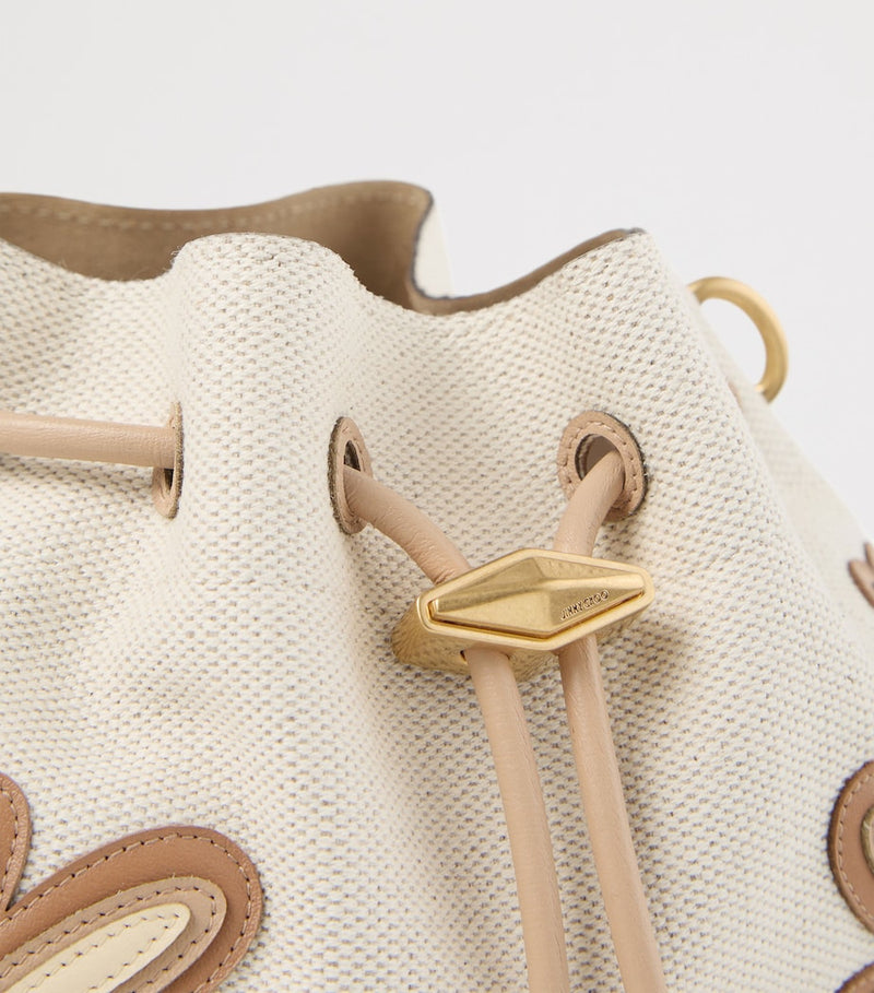 Jimmy Choo small cinch calfskin shoulder bag, imported from the UK