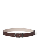Harrods Brunello Cucinelli Hammered Calfskin Belt- Buy online at McGrocer