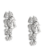 Bvlgari Fiorever pendant earrings with diamonds (British brand)