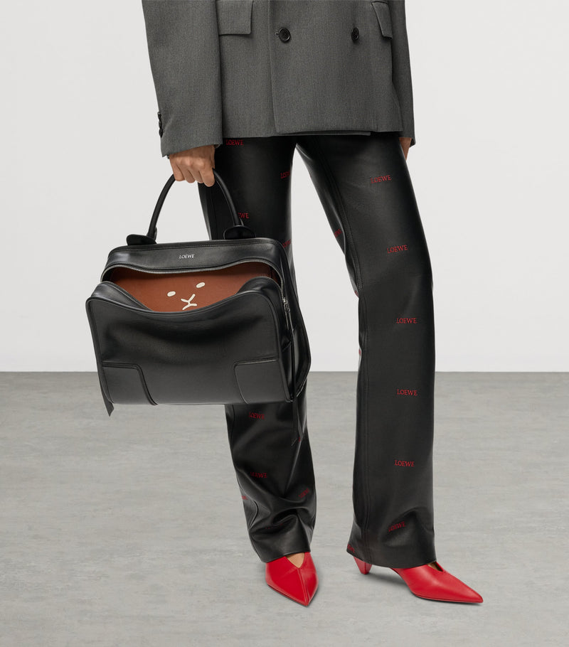 LOEWE Amazona 180 shoulder bag calfskin suede animal face - British product