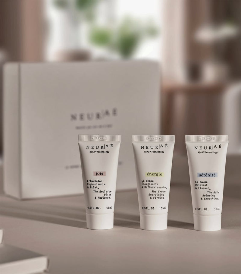 Neuraé Discovery Set 3x15ml skincare, imported from the UK