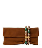 Jimmy Choo Zandra lambskin clutch bag, imported from the UK