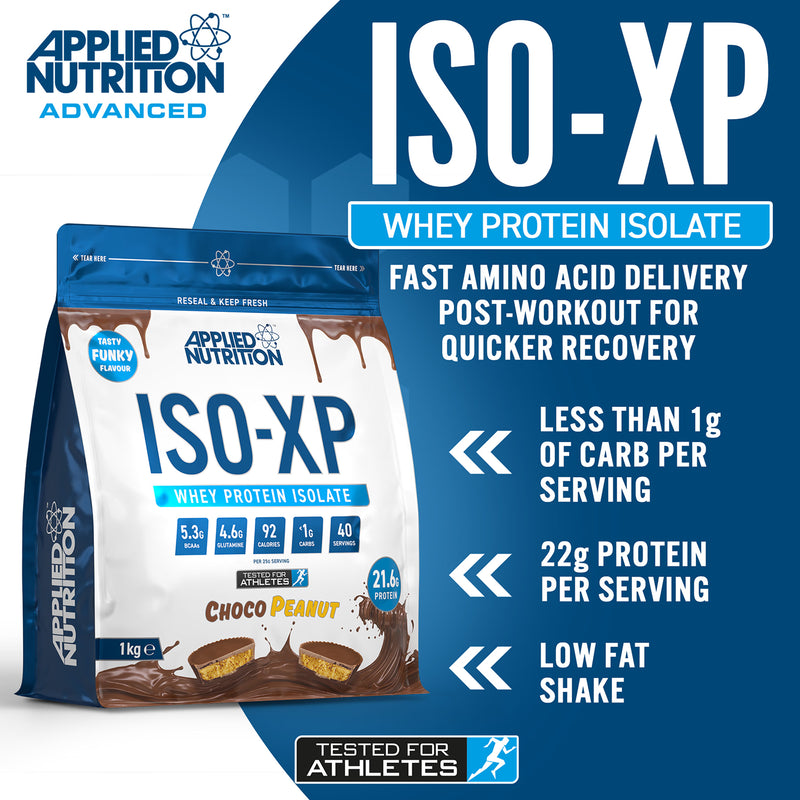 Applied Nutrition ISO XP Whey Protein Choco Peanut 1kg - British product