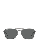 Harrods Ray-Ban Gunmetal Square Sunglasses- Buy online at McGrocer