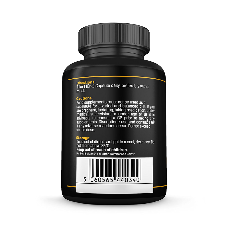 SS Sport Supplies Shilajit Complex 120 capsules, imported from the UK