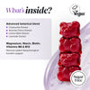 Novomins Night-Time Raspberry Gummies 30 Pack, imported from the UK