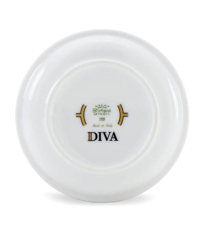 GINORI 1735 Colonna Diva Verde small porcelain bowl 10cm, UK version