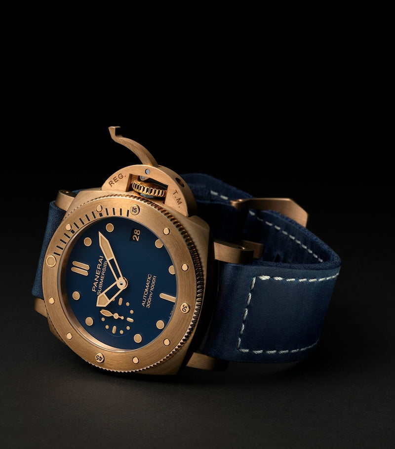 Panerai Bronze Submersible Watch 42mm, imported from the UK
