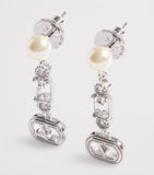 Valentino Garavani VLogo crystal ovalette earrings (British brand)