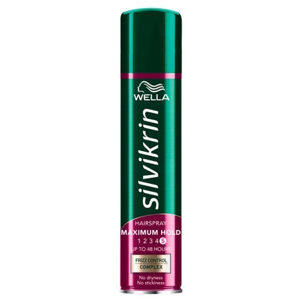 Wella Silvikrin Maximum Hold Hairspray, 250 ml GOODS Superdrug
