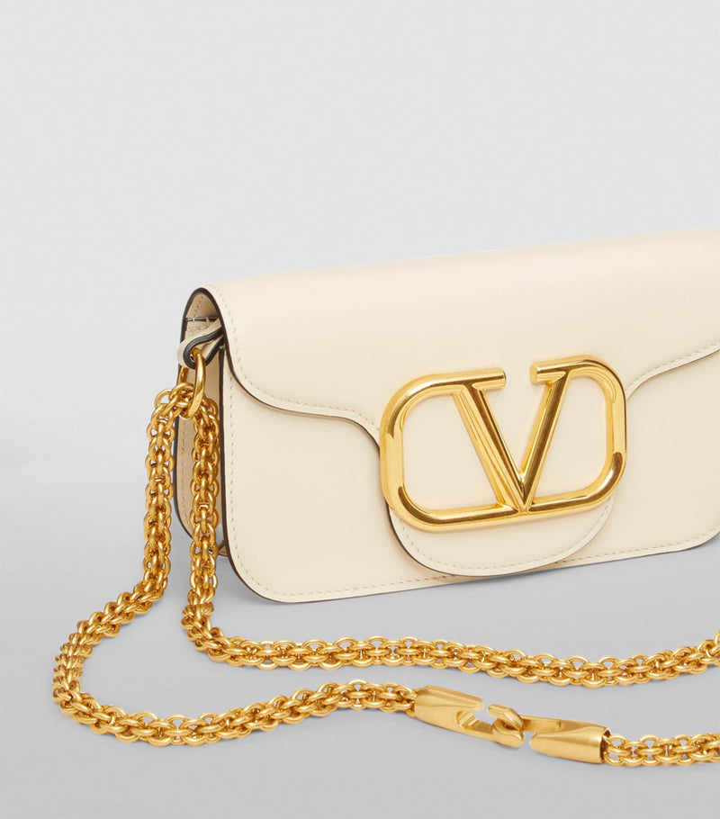 Valentino Garavani Locò small leather shoulder bag, imported from the UK