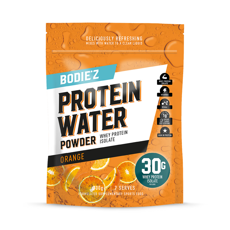 BODIE'Z protein water Orange 300g, imported from the UK