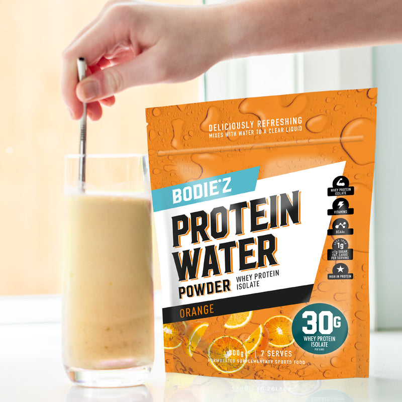 BODIE'Z protein water Orange 300g, imported from the UK