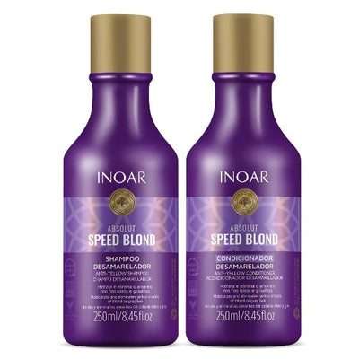 Superdrug Inoar Speed Blond Shampoo and Conditioner Kit Blonde Hair Care- Buy online at McGrocer