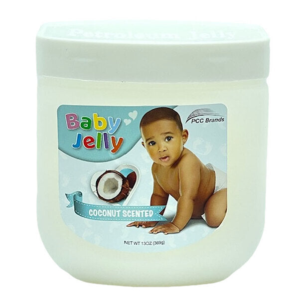 PCC Brands Baby Jelly Coconut Oil bottle - British product
