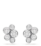 Boodles platinum diamond raindance stud earrings, UK version