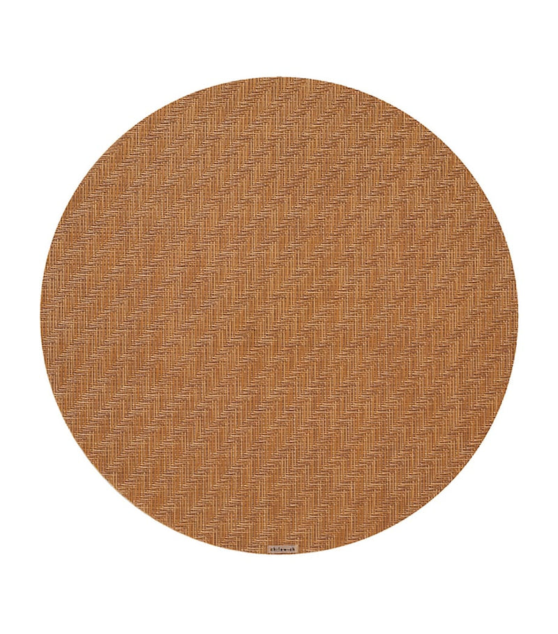 Chilewich TerraStrand Foxtail round placemat 38cm - British product