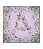 Aspinal of London silk floral print scarf imported from the UK
