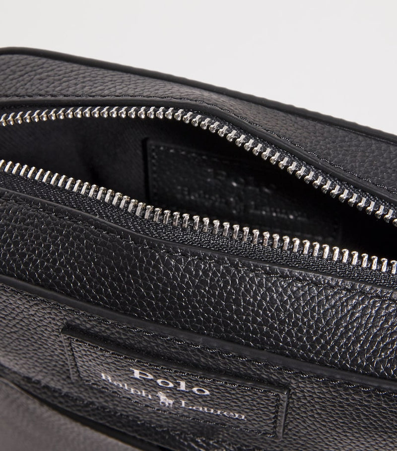 Ralph Lauren pebbled leather cross-body bag, imported from the UK